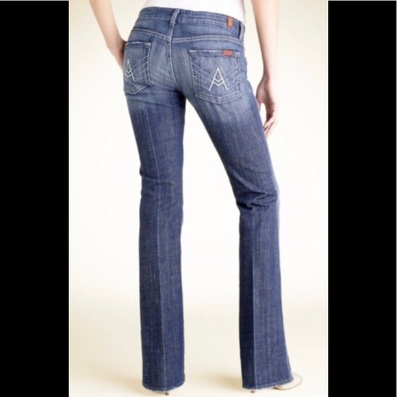 7 For All Mankind Denim - 7 For All Mankind A Pocket Flare Jeans, Size 27